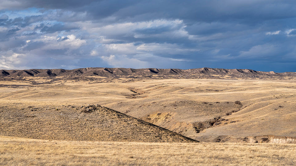 Rolling Prairie Near Wellingon, CO